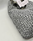 New Hope Girls Grey Croc-textured Hobo Bag