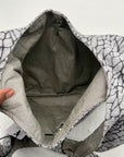New Hope Girls Grey Croc-textured Hobo Bag