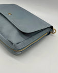 Violet Ray Blue Messenger Crossbody Bag