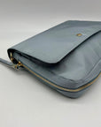 Violet Ray Blue Messenger Crossbody Bag