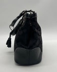 Coach Black Jacquard Canvas Shoulder Bag