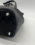 Coach Black Jacquard Canvas Shoulder Bag