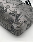Coach Gray Sateen Gallery Horse & Carriage East West Tote Bag F16583