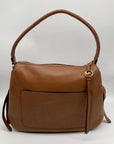 Michael Kors Large Hobo Shoulder Bag in Luggage Pebbled Leather