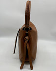 Michael Kors Large Hobo Shoulder Bag in Luggage Pebbled Leather