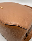Michael Kors Large Hobo Shoulder Bag in Luggage Pebbled Leather