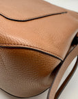 Michael Kors Large Hobo Shoulder Bag in Luggage Pebbled Leather