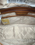 Michael Kors Large Hobo Shoulder Bag in Luggage Pebbled Leather