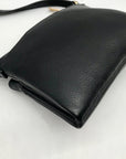 Michael Kors Black Leather Fulton Crossbody Bag