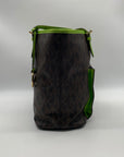 Michael Kors Jet Set Signature Canvas Snap Pocket Tote Bag