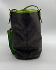 Michael Kors Jet Set Signature Canvas Snap Pocket Tote Bag