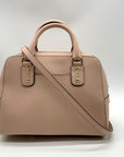 Michael Kors Blush Pink Saffiano Leather Sandrine Satchel