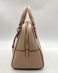 Michael Kors Blush Pink Saffiano Leather Sandrine Satchel