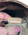 Dooney & Bourke Brown Crocodile Embossed Shoulder Bag