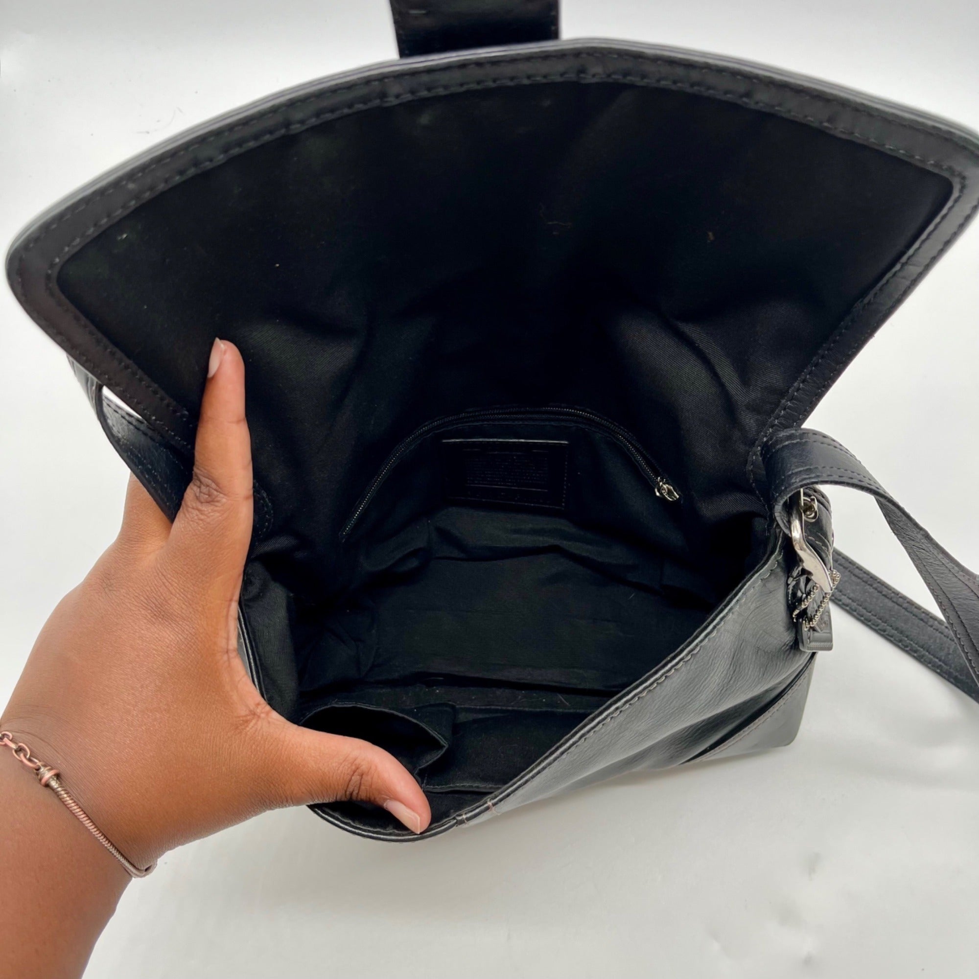 Coach Hampton Buckle Flap Crossbody