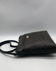 Coach Brown Signature Coated Canvas File Crossbody Bag
