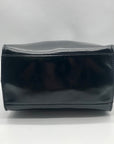 Zara Black Faux Leather Bucket-Style Shoulder Bag