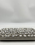 I.N.C. International Concepts Silver East West Embellished Minaudiere Clutch