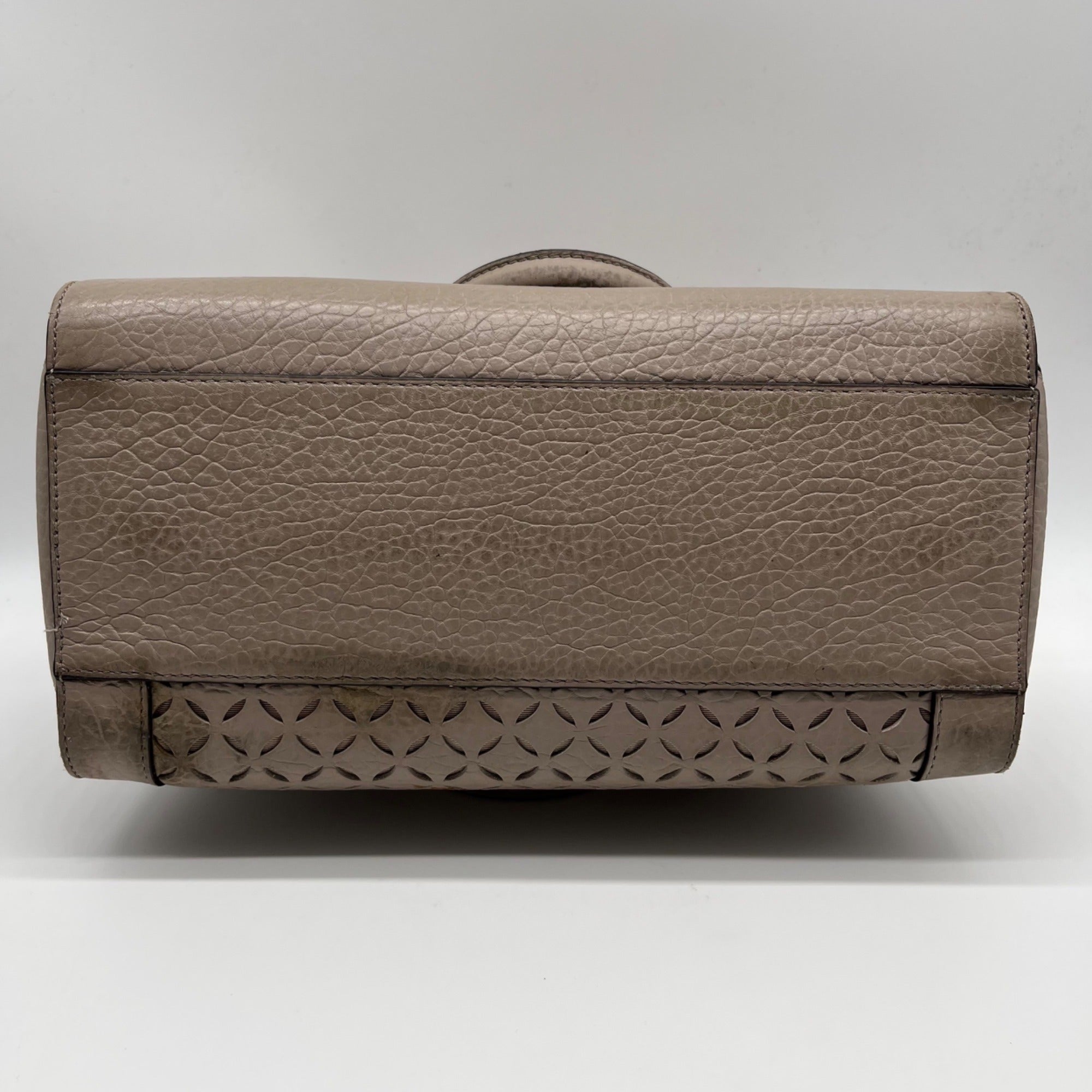 Kate Spade Beige Leather Perri Lane Romy Satchel Bag
