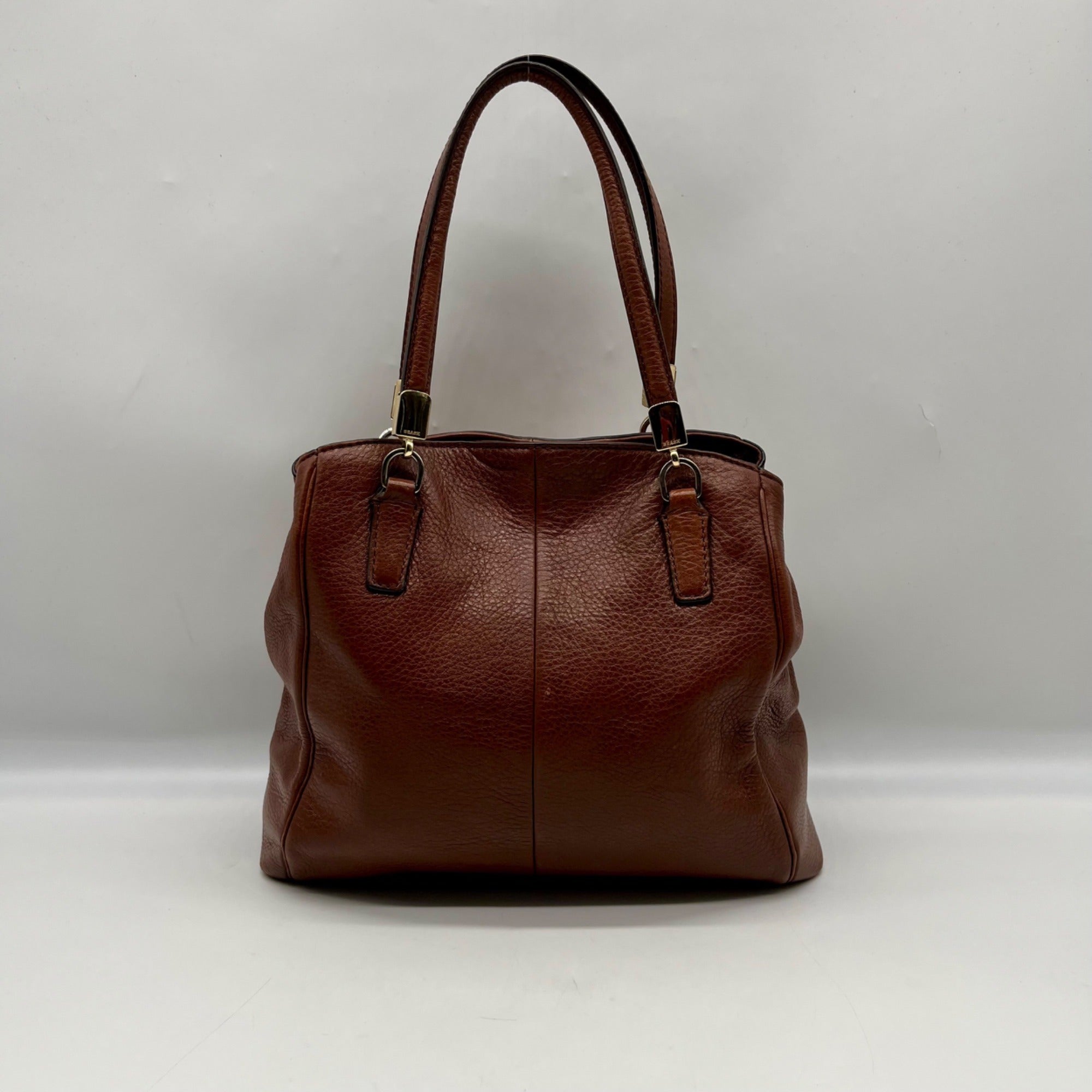 Coach Brown Leather Madison Collection Tote Bag