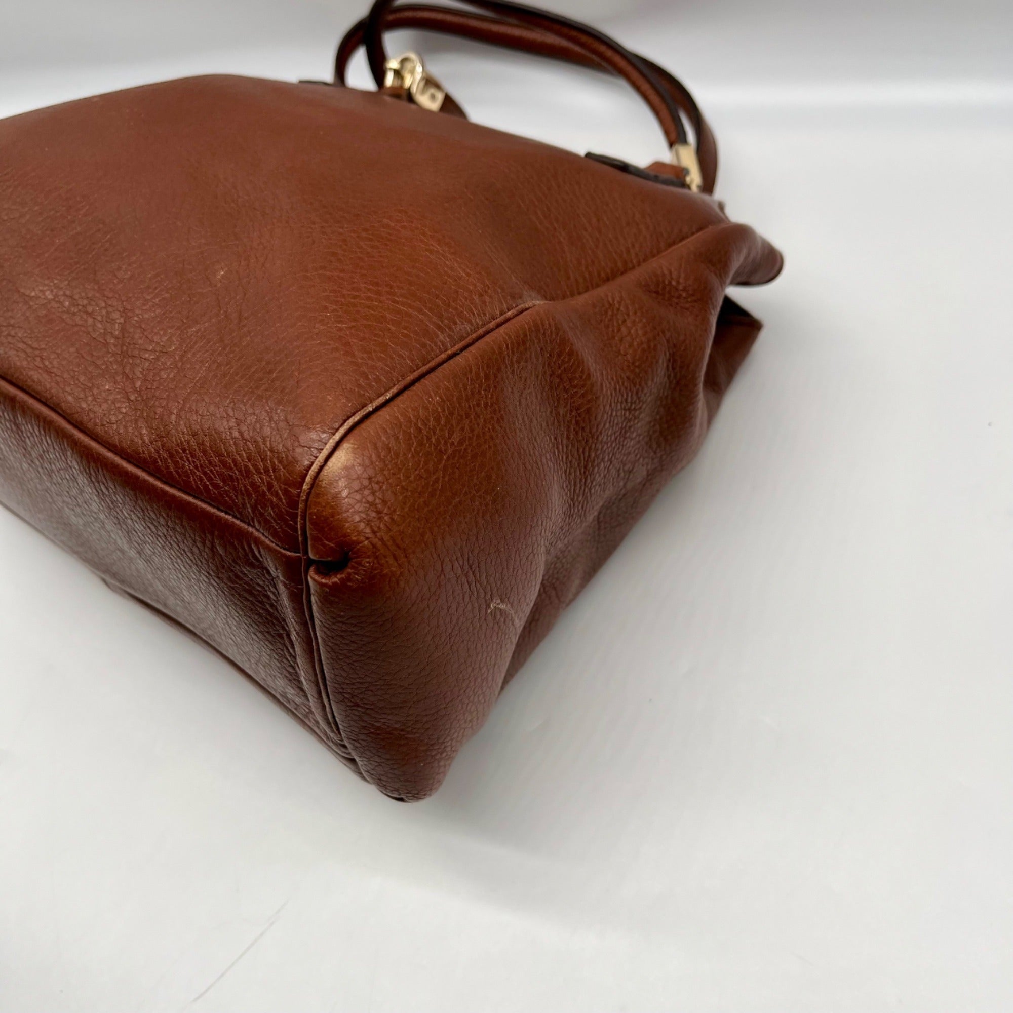 Coach Brown Leather Madison Collection Tote Bag