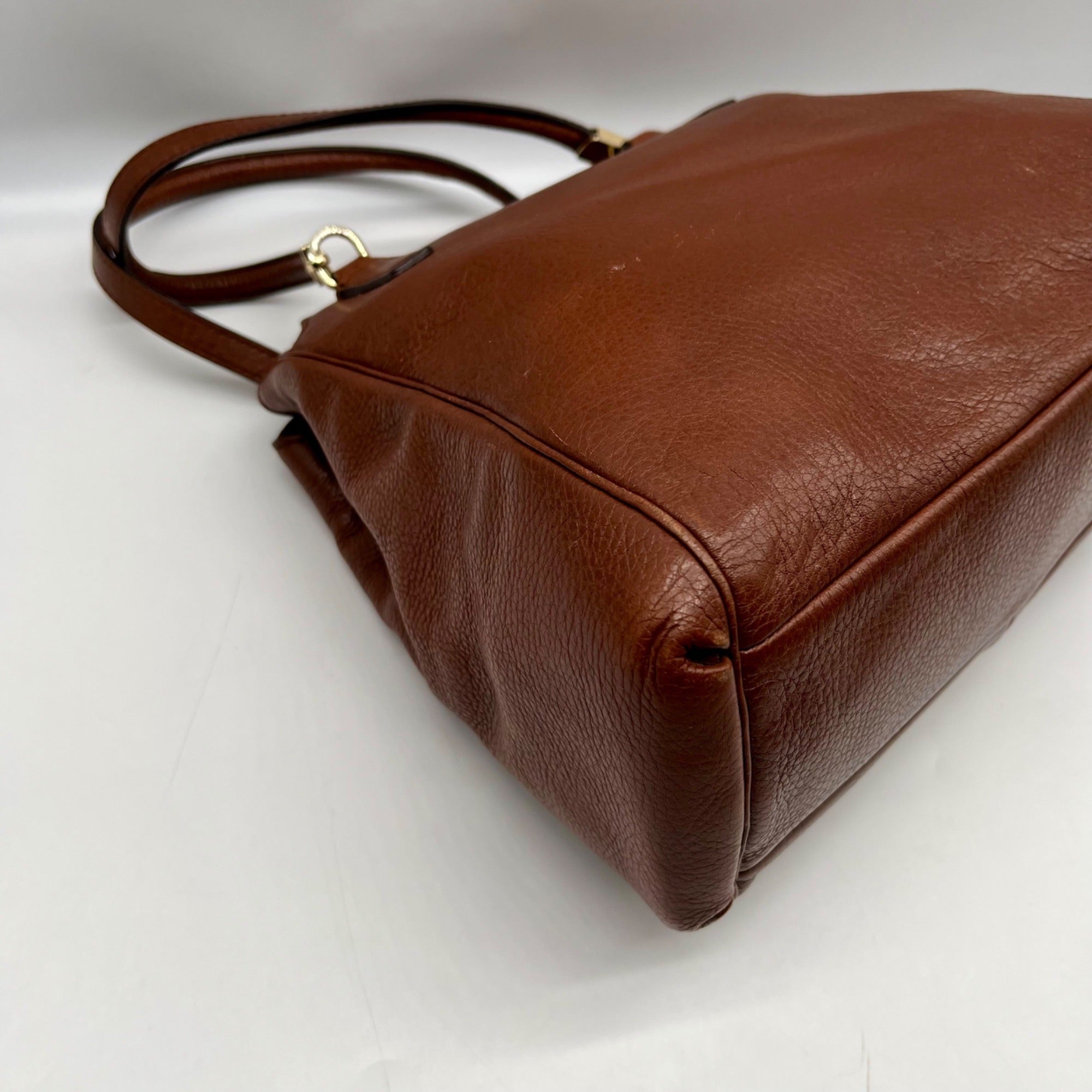 Coach Brown Leather Madison Collection Tote Bag
