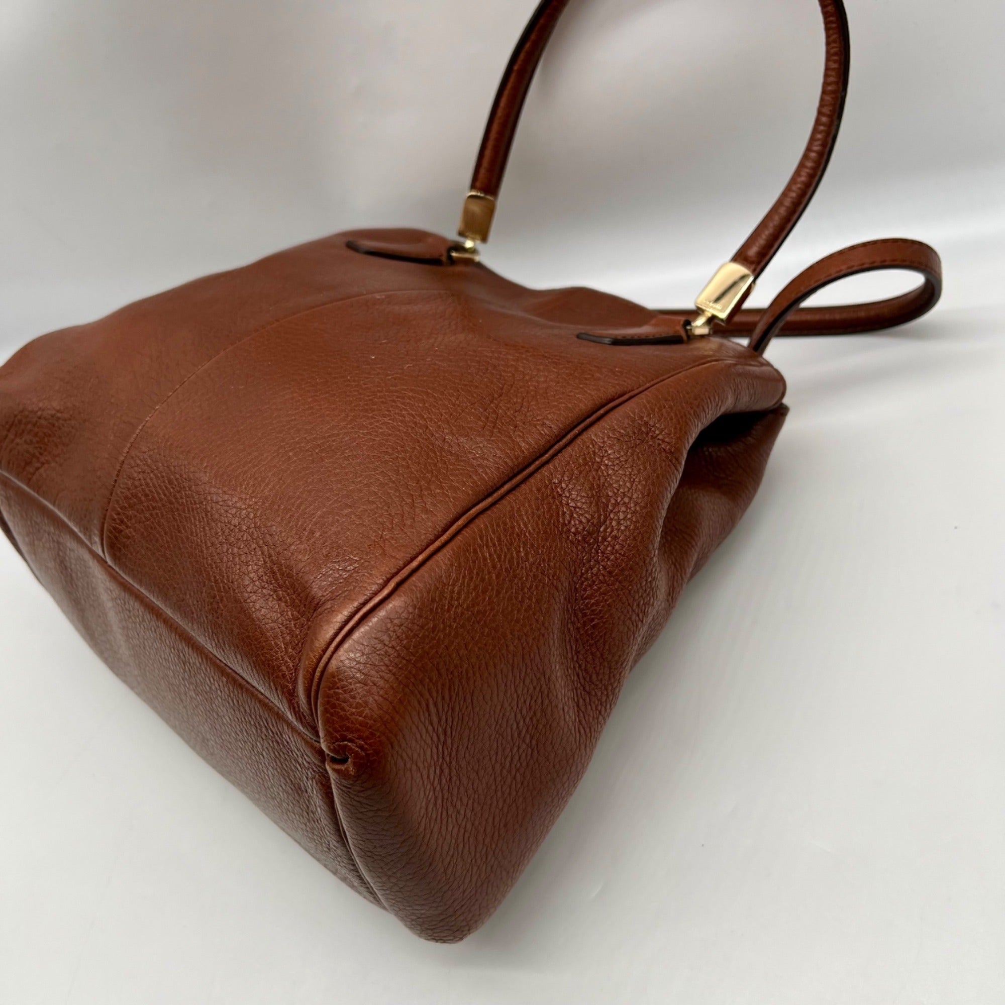 Coach Brown Leather Madison Collection Tote Bag