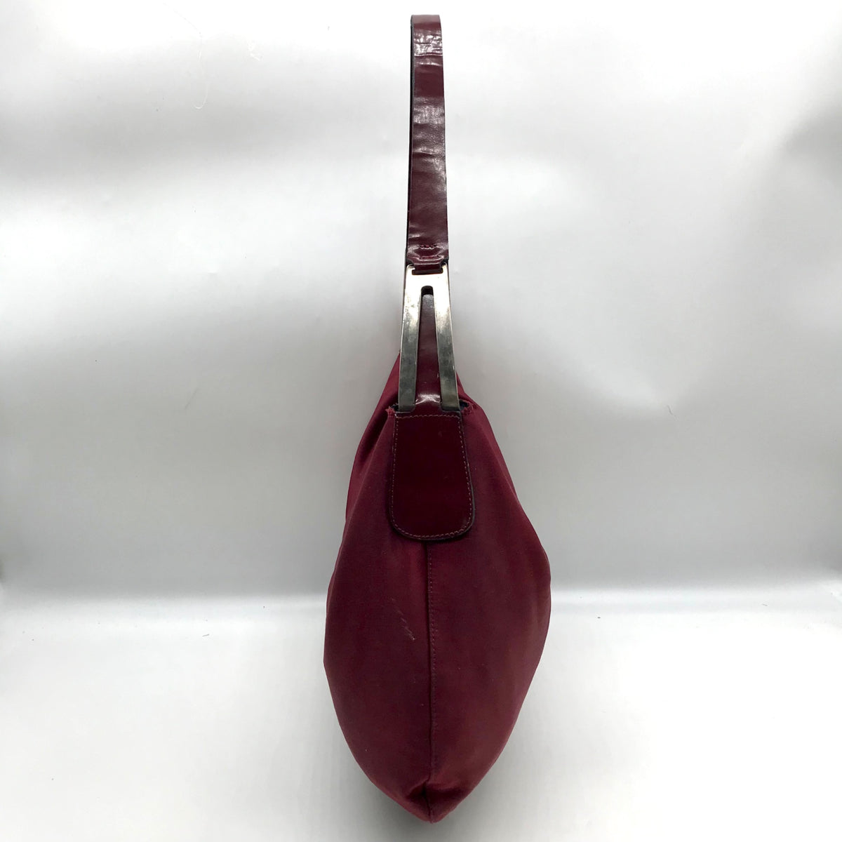 Gianni Chiarini Maroon Hobo Shoulder Bag