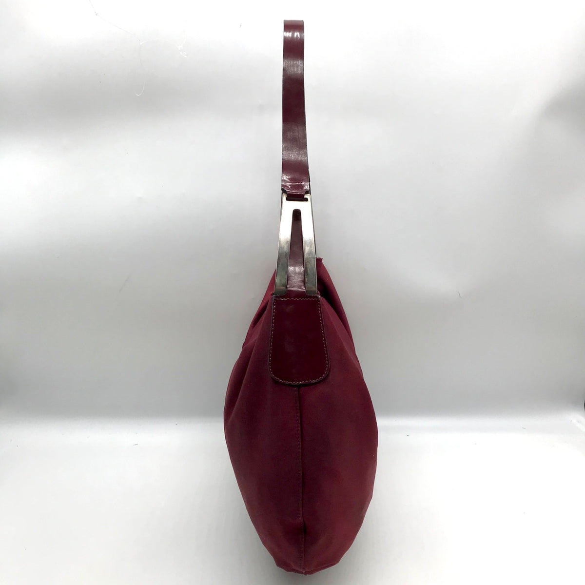 Gianni Chiarini Maroon Hobo Shoulder Bag