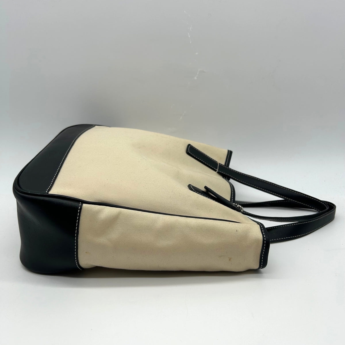 Coach Hamptons Canvas &amp; Leather Tote Bag 7706