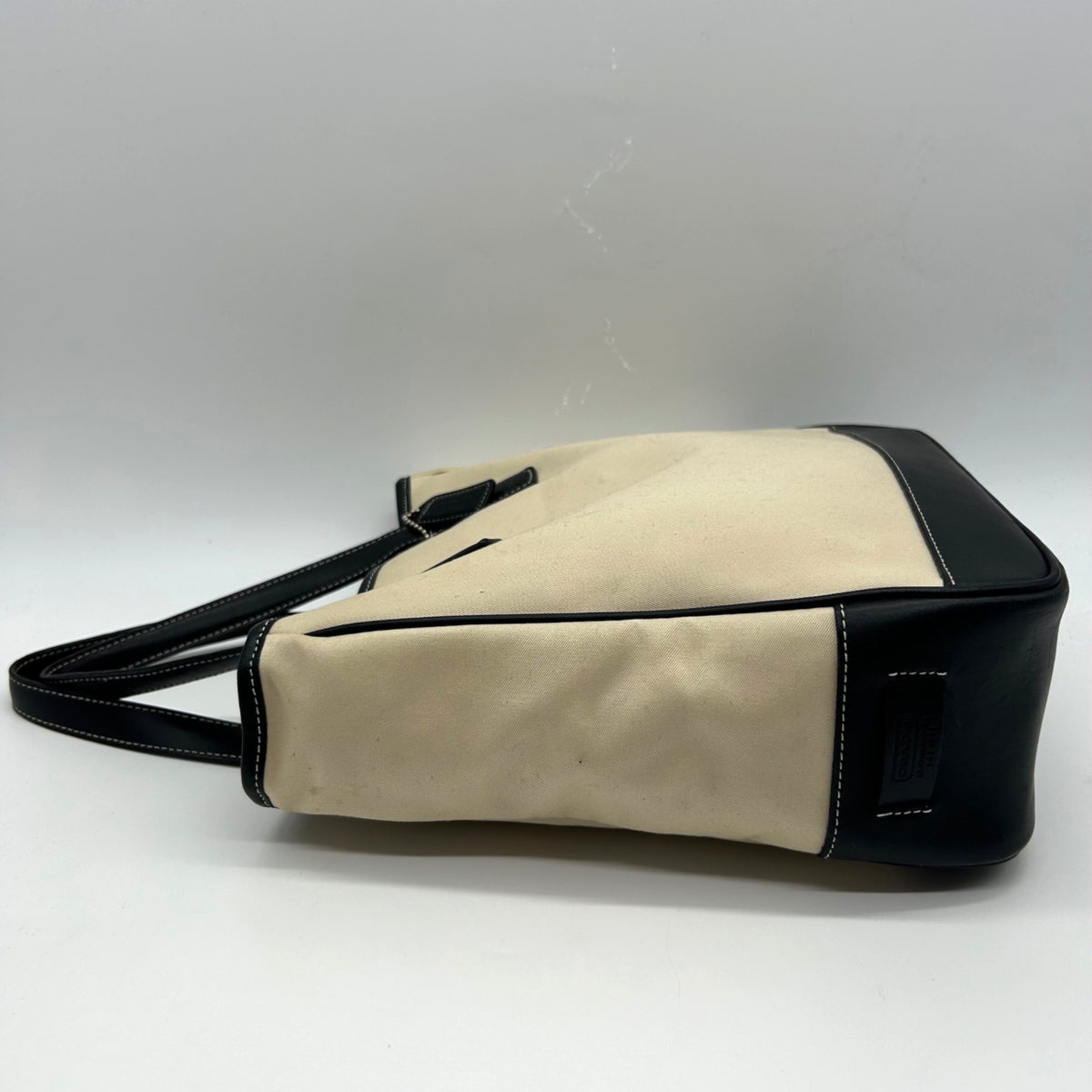 Coach Hamptons Canvas &amp; Leather Tote Bag 7706