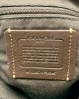 Coach Signature Khaki Canvas File Crossbody Bag F58285 w/ Wristlet