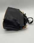 Divina Firenze Black Leather Crossbody Bag