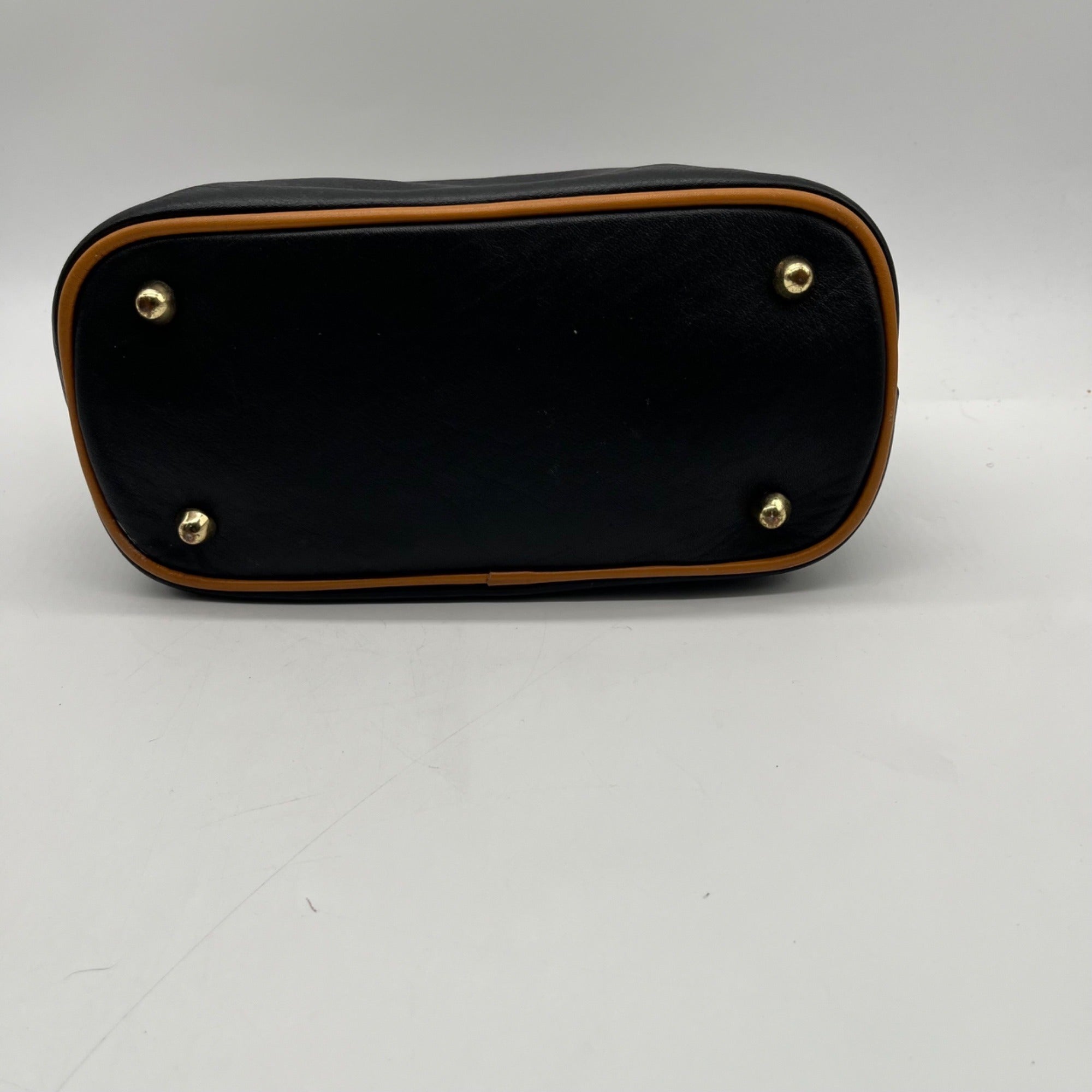 Divina Firenze Black Leather Crossbody Bag