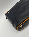 Divina Firenze Black Leather Crossbody Bag