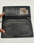 Patricia Nash Black Smooth Leather Valentina Wallet