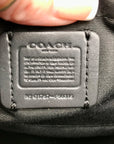 Coach Black And Gray Monogram Signature Canvas File Crossbody Bag F58316