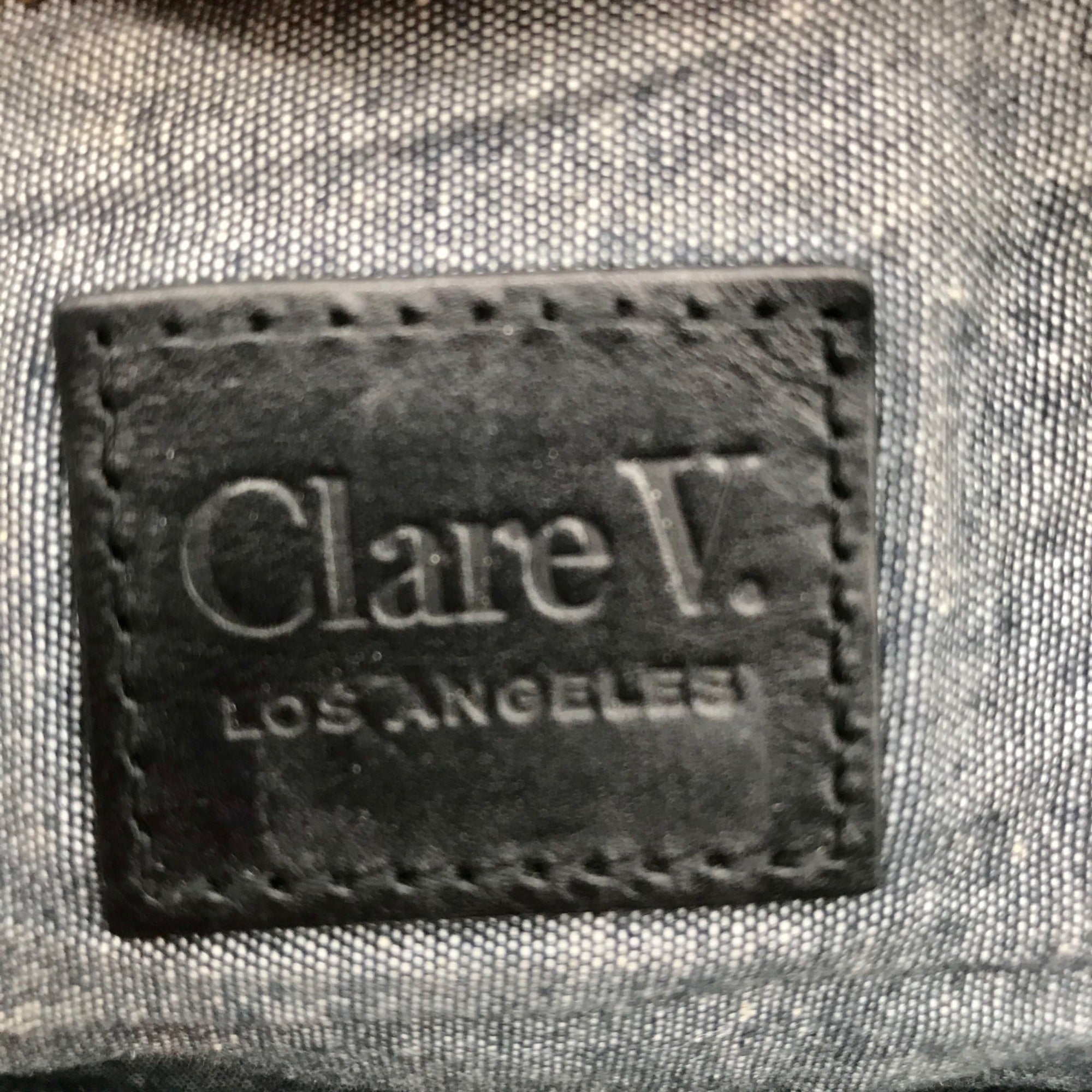 Clare V Mint Green Grande Woven Fanny Pack