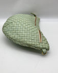 Clare V Mint Green Grande Woven Fanny Pack