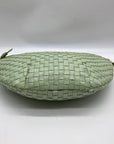 Clare V Mint Green Grande Woven Fanny Pack