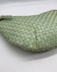 Clare V Mint Green Grande Woven Fanny Pack