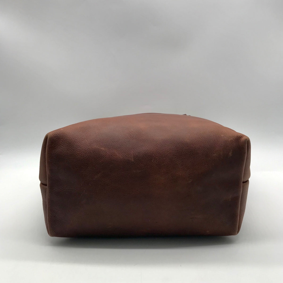 KMM &amp; CO Brown Full Grain Leather Tote Bag