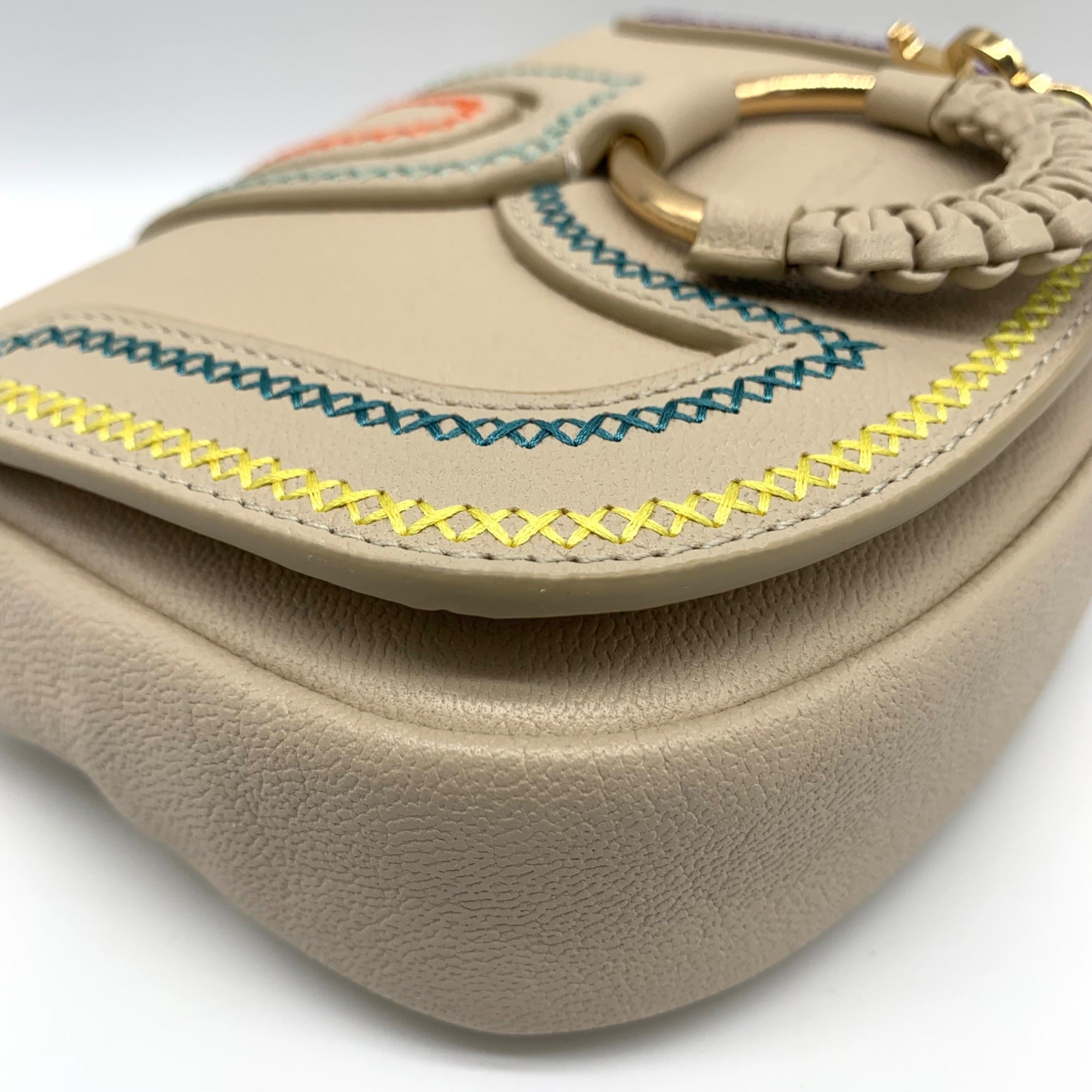 See By Chloé Hana Leather Whipstitch Crossbody Bag