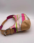 Vintage Coach Soho Stripe Hobo Shoulder Bag