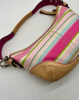 Vintage Coach Soho Stripe Hobo Shoulder Bag