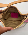 Vintage Coach Soho Stripe Hobo Shoulder Bag