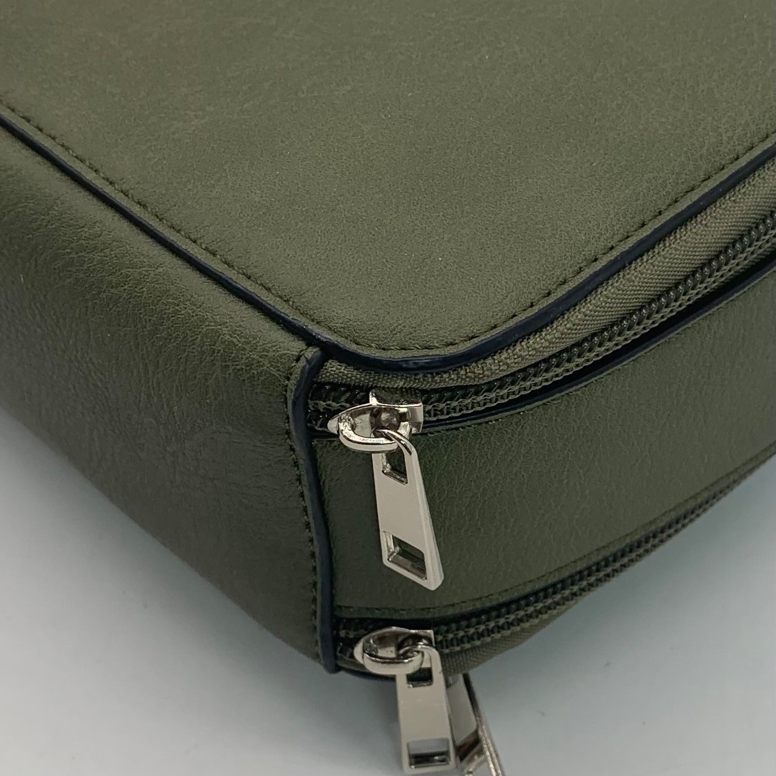 K Carroll Green Vegan Leather Kelsey Crossbody