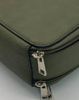 K Carroll Green Vegan Leather Kelsey Crossbody