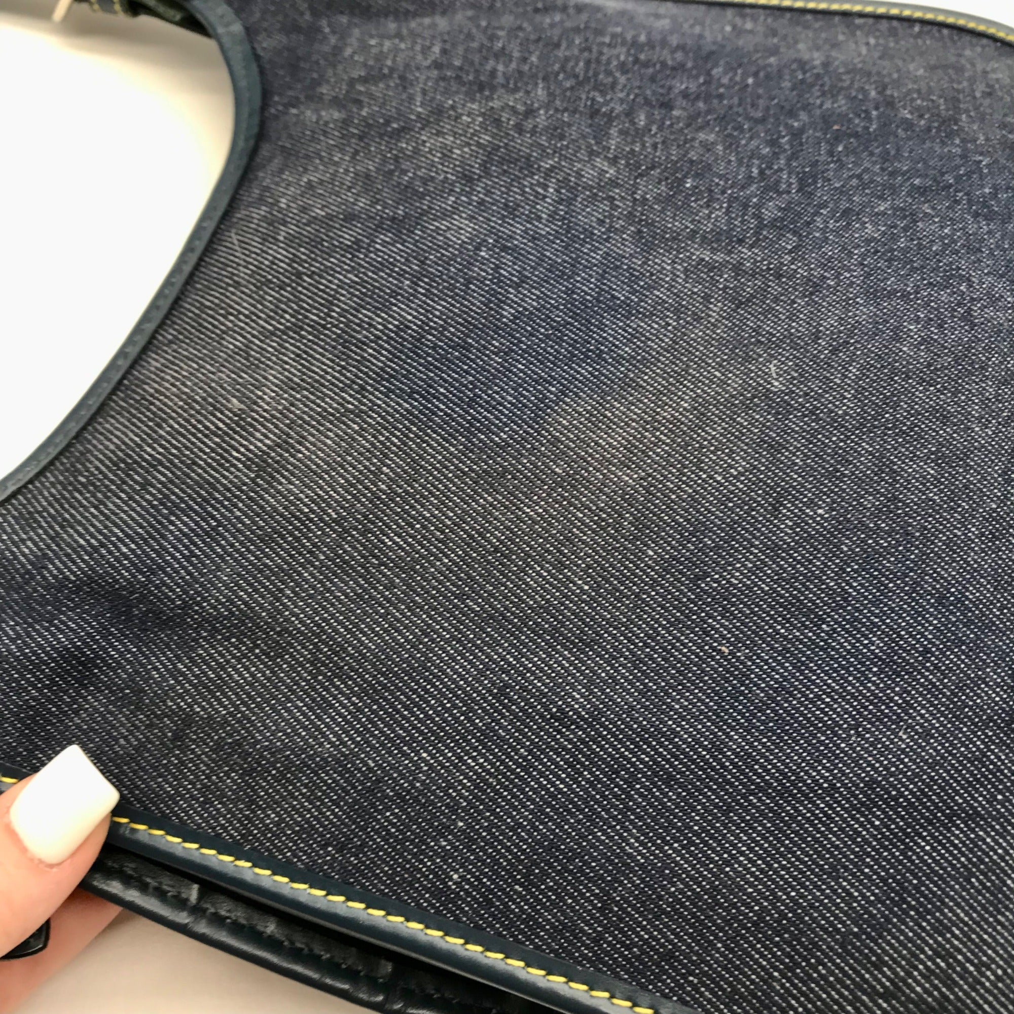 Dooney &amp; Bourke Blue Denim Crossbody Bag