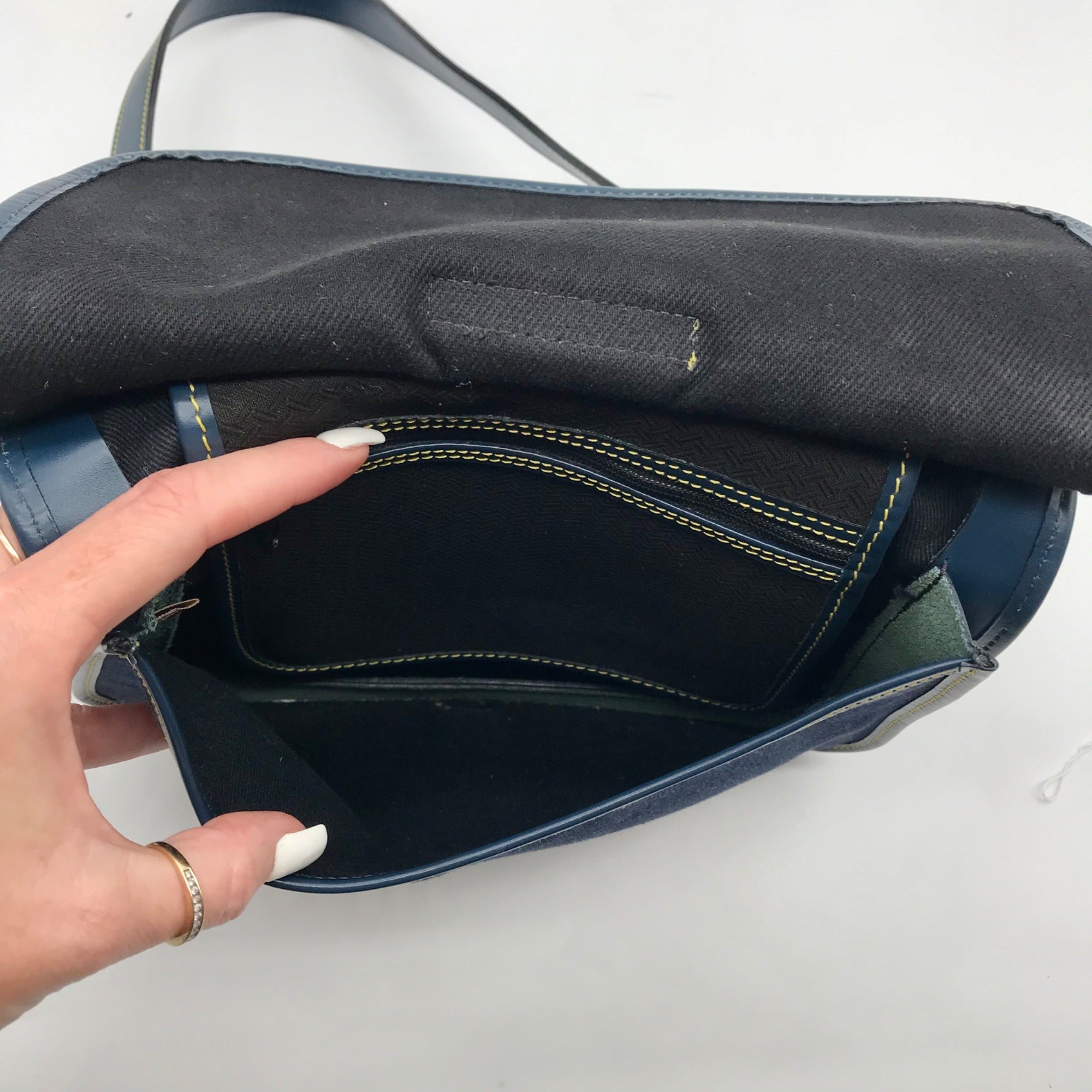 Dooney &amp; Bourke Blue Denim Crossbody Bag